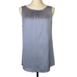 Cabi 5363 Mist Sleeveless Top Periwinkle Blue Keyhole Tie Back Size S